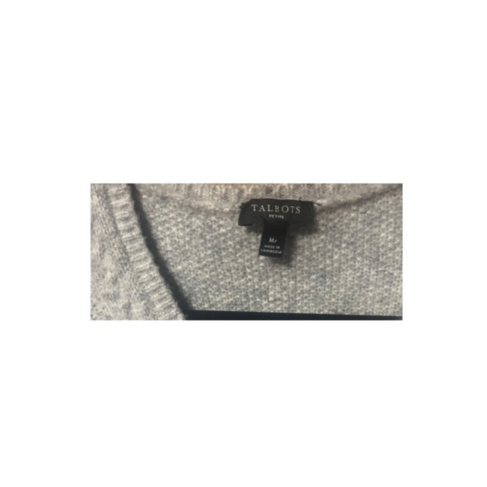 Talbots Wool Blend Cable Knit Pullover Sweater - image 4